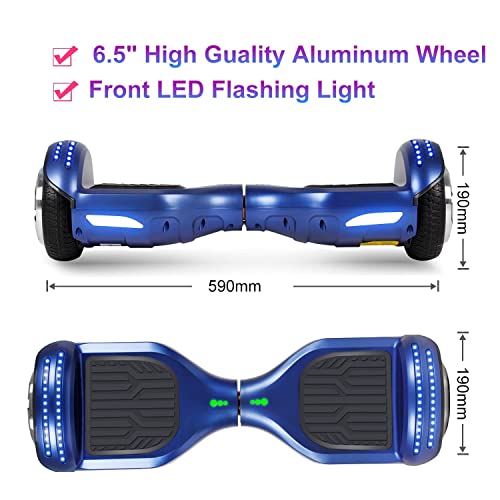 6.5" Bluetooth Hoverboard with LED Lights - Perfect Gift!