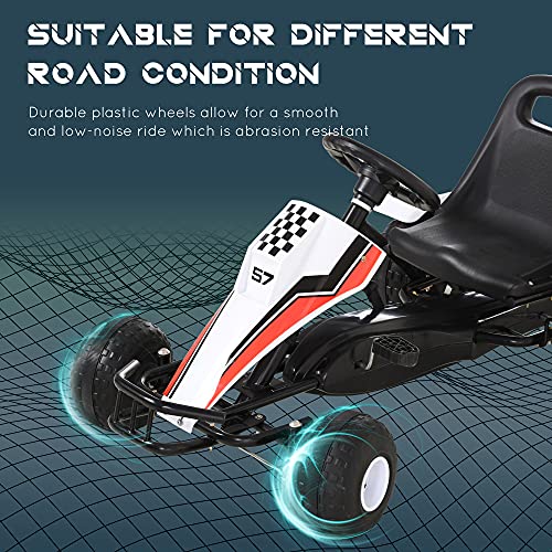 Kids Pedal Go Kart Racing-Style Car