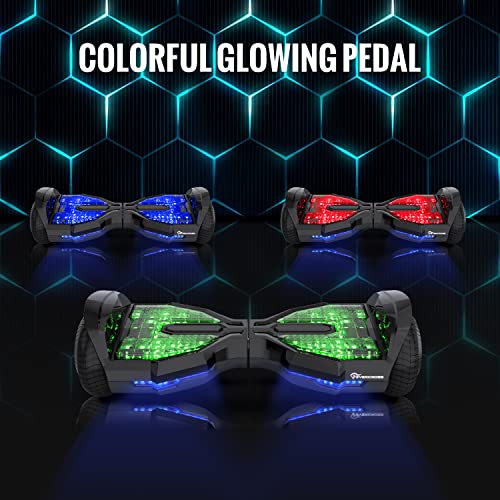 6.5'' Hoverboards with Kart, APP, Bluetooth - Black