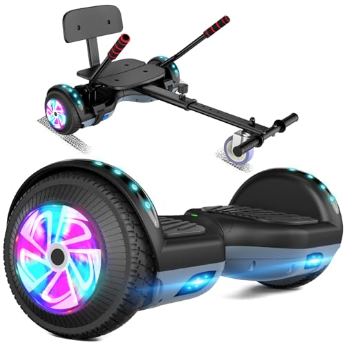 Hoverboard and Kart Bundle, 6.5 inch Scooter