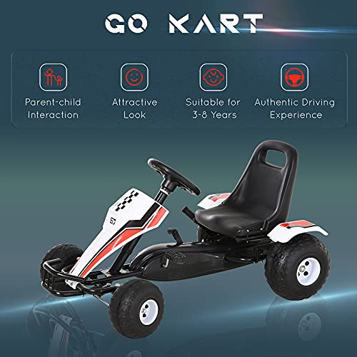 Kids Pedal Go Kart Racing-Style Car