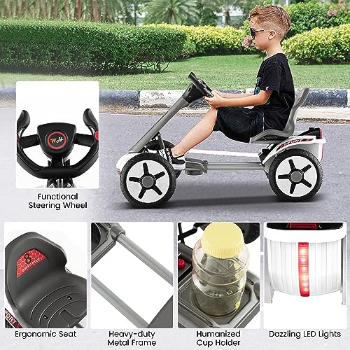 12V Electric Go Kart with Adjustable Steering & Seat