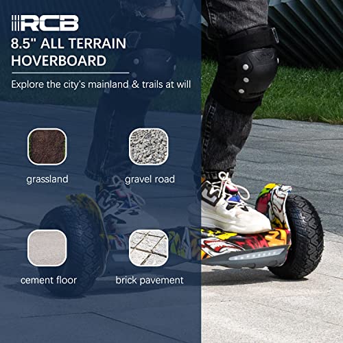 8.5" All Terrain Hoverboard with Bluetooth - Gift for Teens & Adults