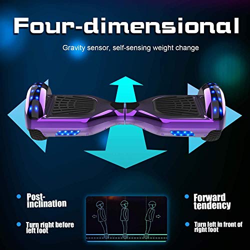 GeekMe Hoverboard Go Kart Attachment: Bluetooth, LED, Gift