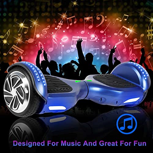 6.5" Bluetooth Hoverboard with LED Lights - Perfect Gift!