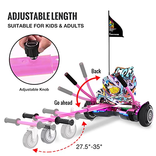 6.5'' Hoverboards with Kart Bundle and Bluetooth Speaker