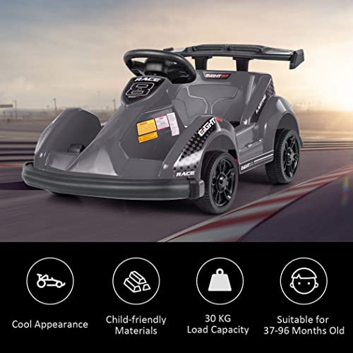 COSTWAY 6V Electric Go Kart, Remote Controlled Ride