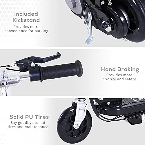 HOMCOM Kids Outdoor Powered Scooter - Black
