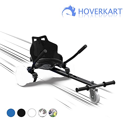 GeekMe Hoverboard Go Kart Attachment: Bluetooth, LED, Gift