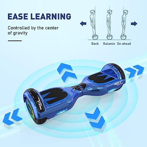 Bluetooth Mega Motion Hoverboards for Kids with LED Lights