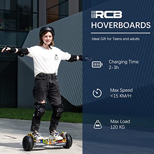 8.5" All Terrain Hoverboard with Bluetooth - Gift for Teens & Adults