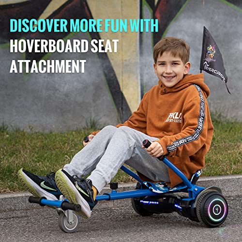 6.5'' Hoverboards with Kart, APP, Bluetooth - Black