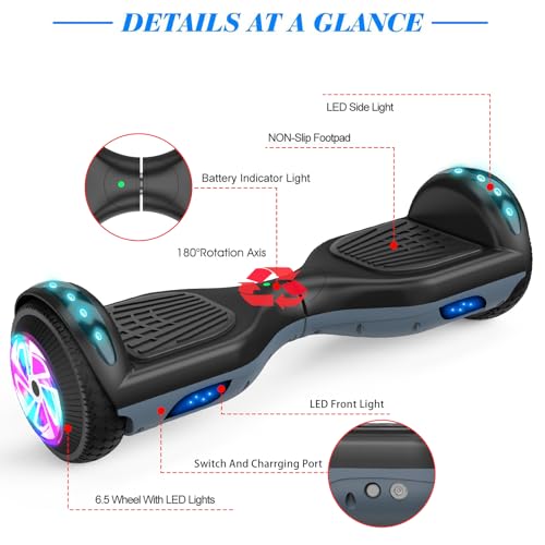 Hoverboard and Kart Bundle, 6.5 inch Scooter