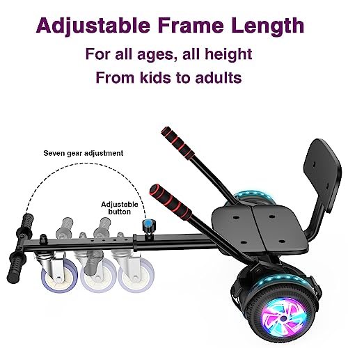 Hoverboard and Kart Bundle, 6.5 inch Scooter