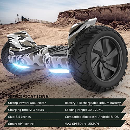 GeekMe Hoverboards: All Terrain Electric Scooter with LED Lights