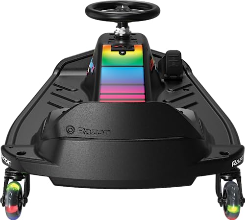 Razor Crazy Cart: LED Lightshow Go-Kart for Kids