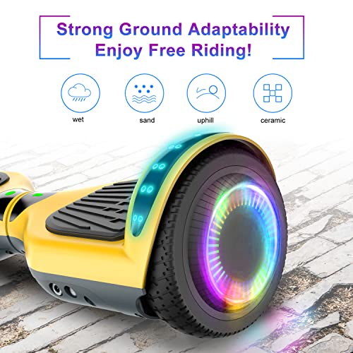 6.5" Bluetooth Hoverboard with LED Lights | Adult & Kids