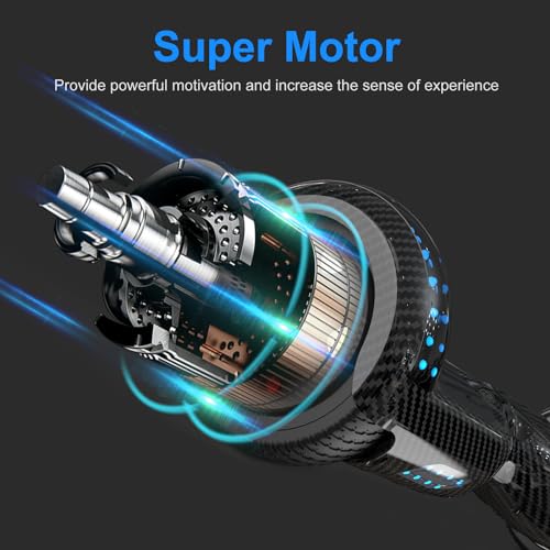 Bluetooth Hoverboard Go Kart Bundle, LED Lights