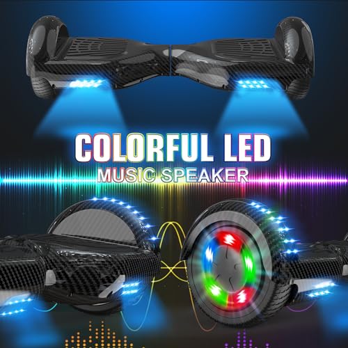 Bluetooth Hoverboard Go Kart Bundle, LED Lights