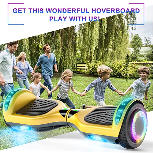 6.5" Bluetooth Hoverboard with LED Lights | Adult & Kids