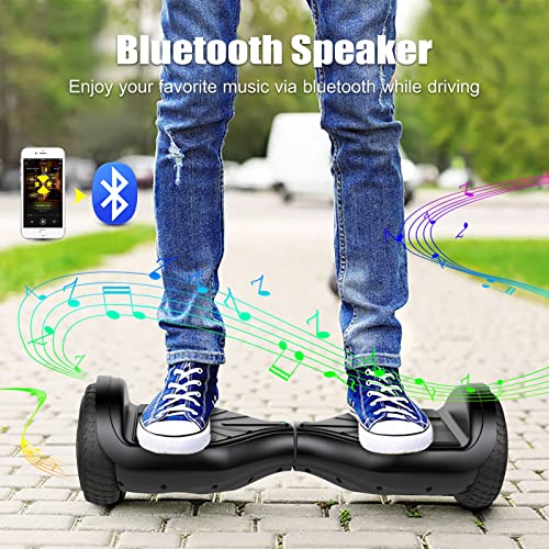 SISIGAD 6.5" Hoverboard with Bluetooth for All Ages