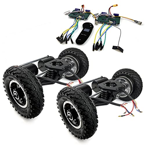 Electric Mountain Skateboard Conversion Kit - 4WD, LCD Remote