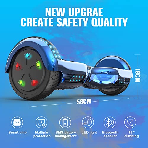 Bluetooth Hoverboard with LED Lights - Perfect Gift
