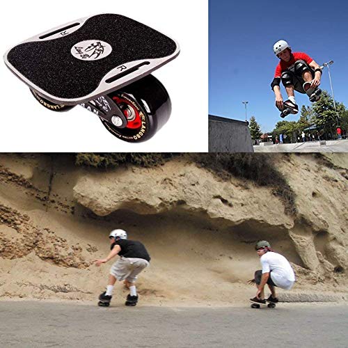 Upgraded PowerRider Drift Skates: Portable Roller Skate Deck
