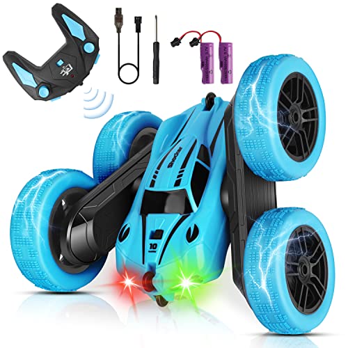 CYM LED RC Stunt Car, 4WD Control, 360° Flips