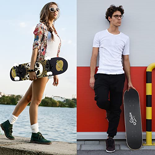 Sefulim 31 x 8 Inch Complete Skateboard