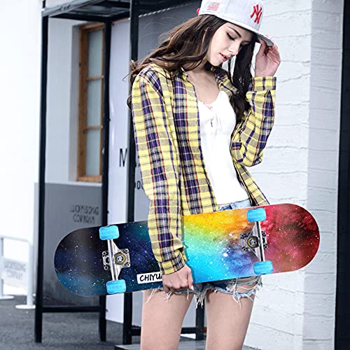BOLLAER Maple Skateboard: 80x20cm Cruiser for All