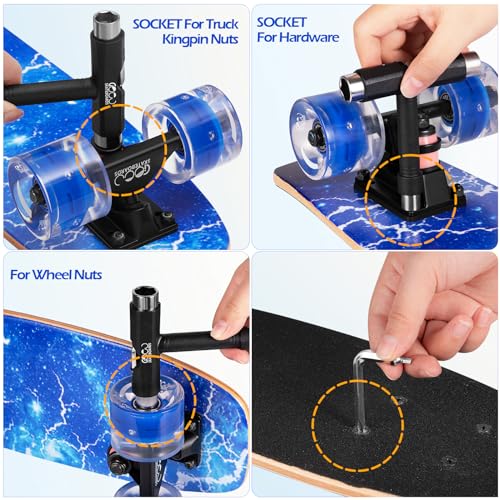 Colorful Flashing Wheels Skateboard for Beginners and Beyond