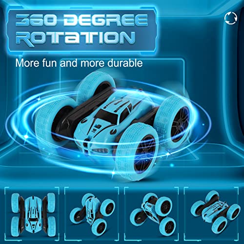 CYM LED RC Stunt Car, 4WD Control, 360° Flips