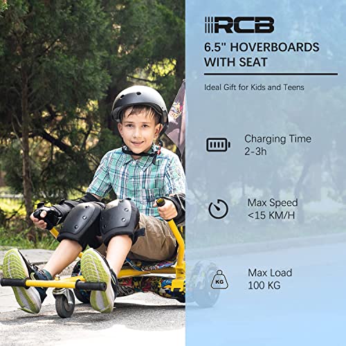 RCB Hoverboards with Go Kart Seat Bundle