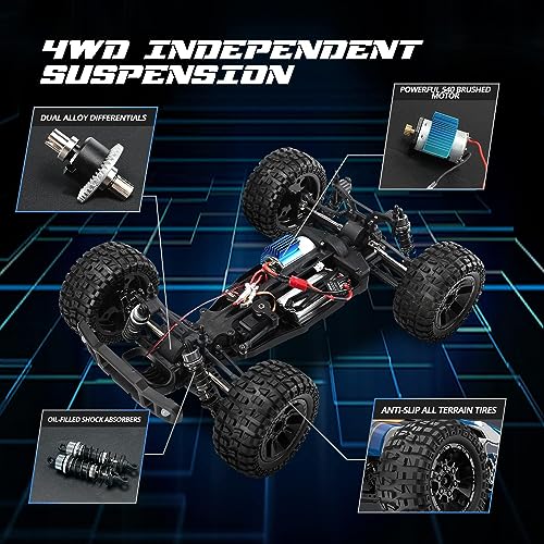 DEERC RC Car: High Speed 4WD Off-Road Toy