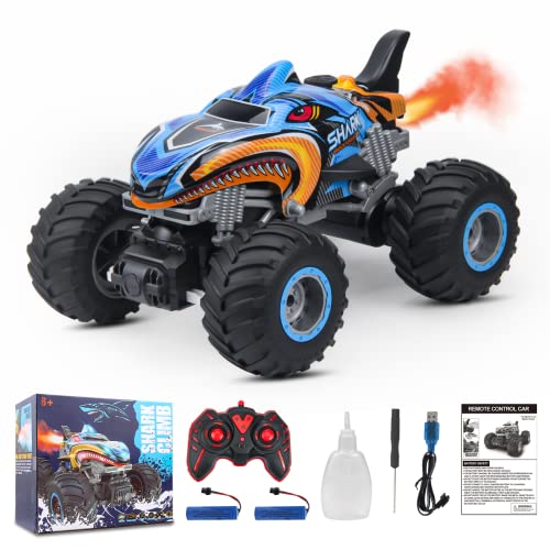1:16 Scale RC Monster Truck with Spray Mist Music LED Lights