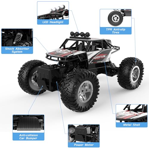 DEERC RC Cars 1:14 Off Road Monster Truck