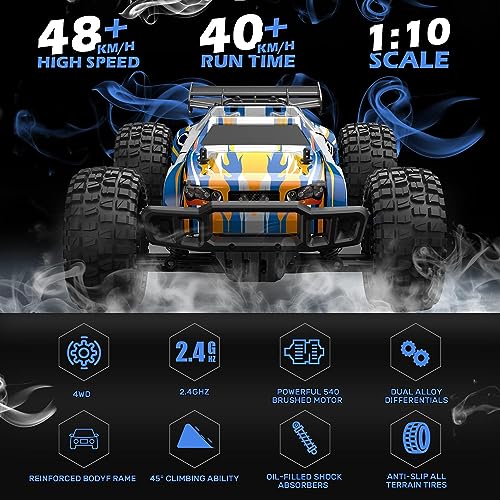 DEERC RC Car: High Speed 4WD Off-Road Toy