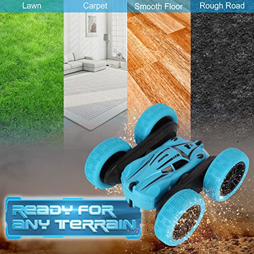 CYM LED RC Stunt Car, 4WD Control, 360° Flips
