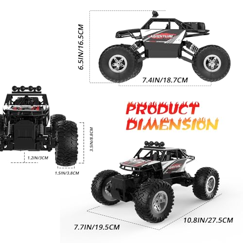 DEERC RC Cars 1:14 Off Road Monster Truck