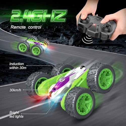 LED Light Remote Control Cars for Kids