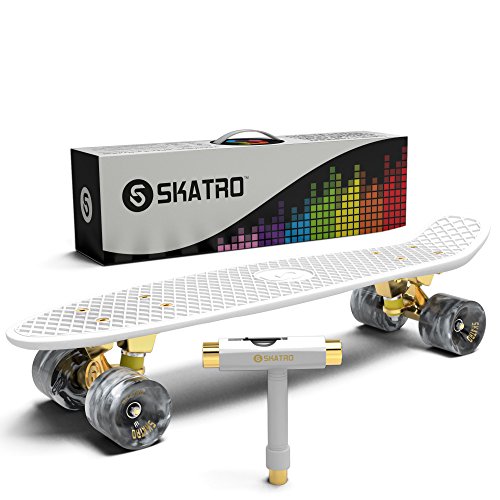 Skatro Mini Cruiser Skateboard: Retro Style, Complete
