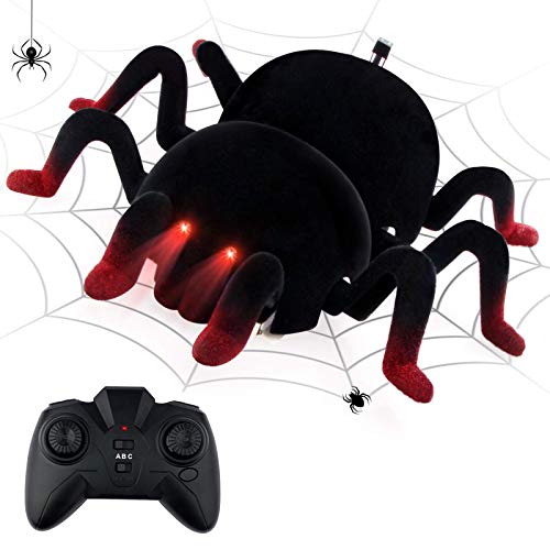 Dual Mode Remote Control Spider with LED Eyes