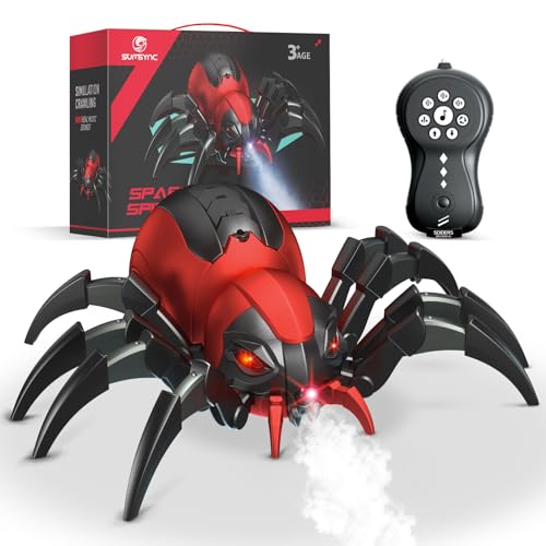 Realistic RC Spider Toy with Music and LED