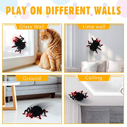 Dual Mode Remote Control Spider with LED Eyes