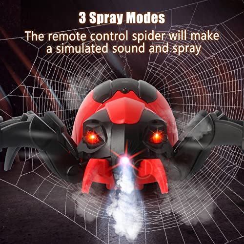 Realistic RC Spider Toy with Music and LED