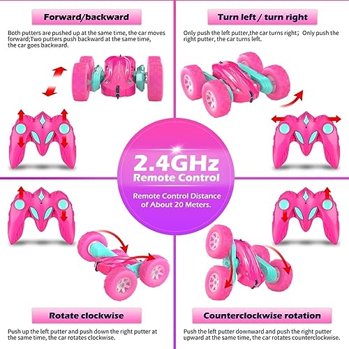 Rodzon Remote Control Car for Kids - Pink