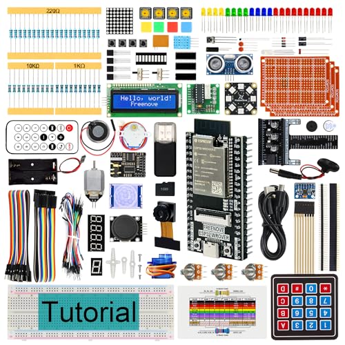 Ultimate ESP32 Starter Kit: Camera, Python, 814-Page Tutorial