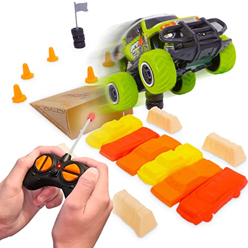 Monster Truck Stadium Set - RC Truck, Ramp, Accessories