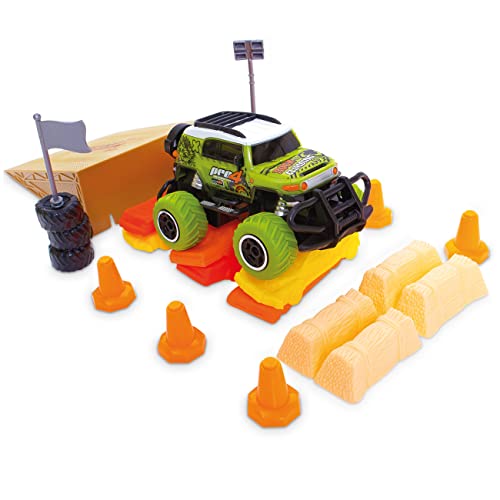Monster Truck Stadium Set - RC Truck, Ramp, Accessories
